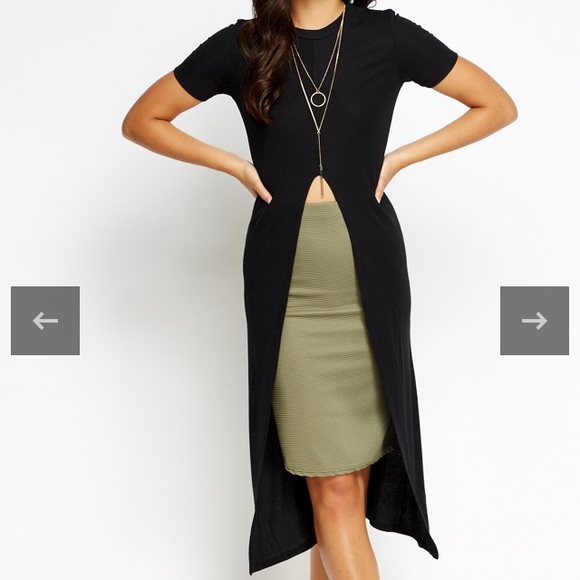 Cotton On Tops - Cotton On High Low Black Top Sz XS